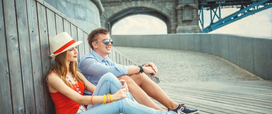 Couple sitting