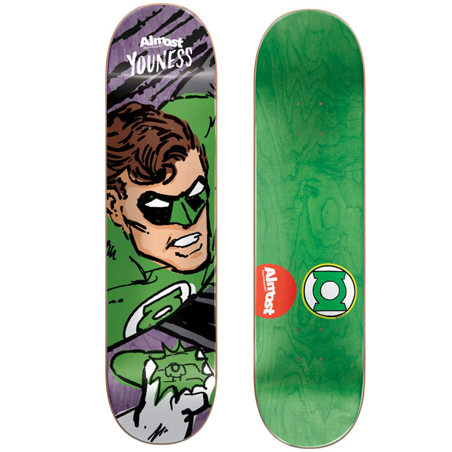 Almost 8,125 Sketchy Green Lantern R7 Youness Deck Kaykay Tahtası 1 Almost 8,125 Sketchy Green Lantern R7 Youness Deck Kaykay Tahtası