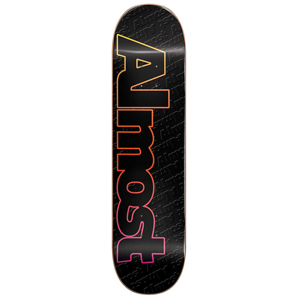 Almost 8,0 Faded Outline HYB Black Deck Kaykay Tahtası 1 Almost 8,0 Faded Outline HYB Black Deck Kaykay Tahtası
