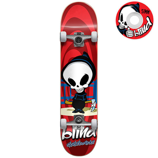 Blind 7,375 Retro Reaper Red Komple Kaykay 1 Blind 7,375 Retro Reaper Red Komple Kaykay