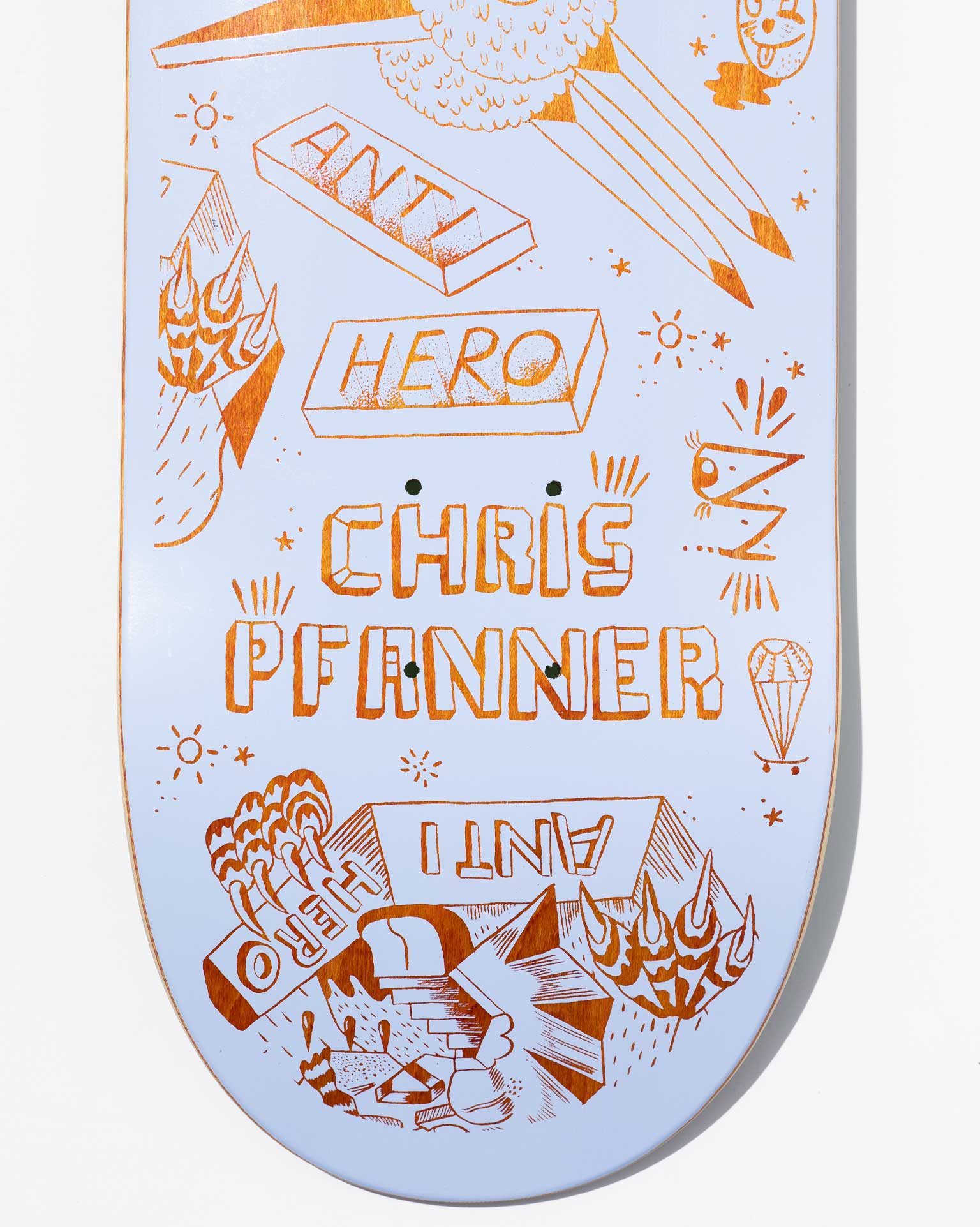 AntiHero 8,38 Pfanner We Fly II Deck Kaykay Tahtası 3 AntiHero 8,38 Pfanner We Fly II Deck Kaykay Tahtası - Görsel 3