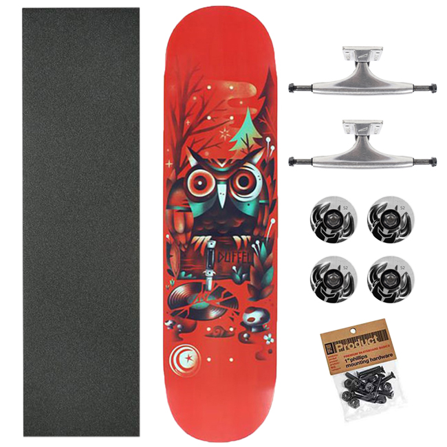 Foundation 8,5 Duffel Wood Wraith TD Komple Kaykay 1 Foundation 8,5 Duffel Wood Wraith TD Komple Kaykay