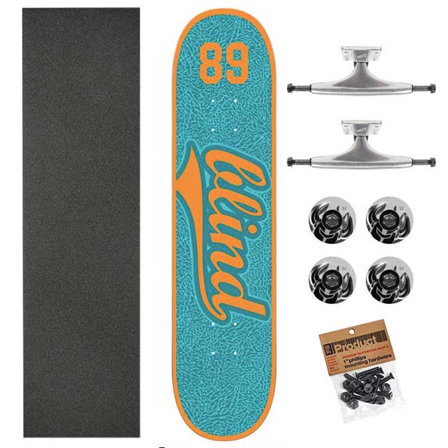 Blind 7,75 Athletic Skin SS Teal Orange TD Komple Kaykay 1 Blind 7,75 Athletic Skin SS Teal Orange TD Komple Kaykay