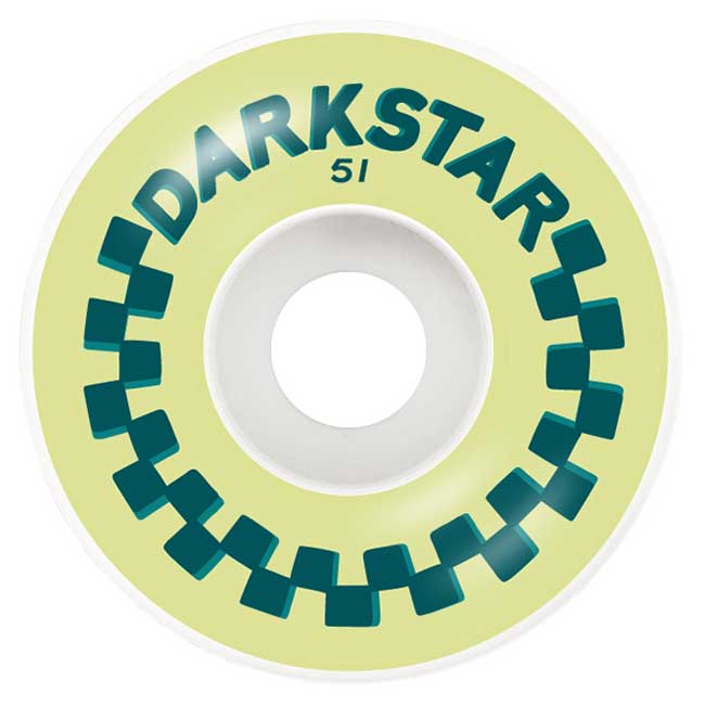 Darkstar 51 mm Checker Mint Tekerlek Seti 1 Darkstar 51 mm Checker Mint Tekerlek Seti