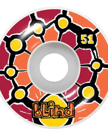 Blind 51 mm Round Space Red Wheel