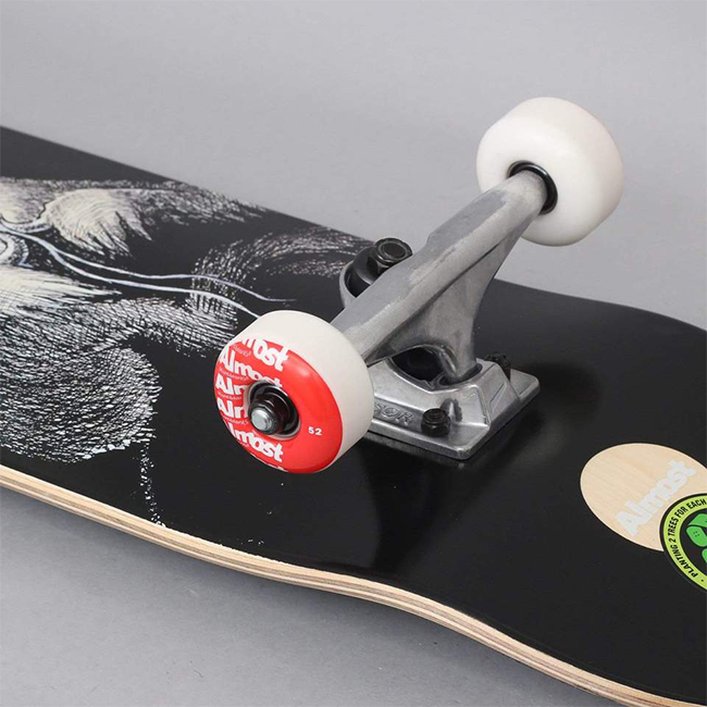 Almost 7,875 Dr Secret Art Black Skateboard Kaykay 4 Almost 7,875 Dr Secret Art Black Skateboard Kaykay - Görsel 4