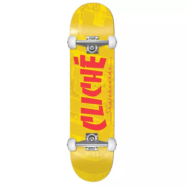Cliche 7.5 Banco Yellow Skateboard Kaykay 1 Cliche 7.5 Banco Yellow Skateboard Kaykay