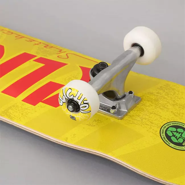Cliche 7.5 Banco Yellow Skateboard Kaykay 2 Cliche 7.5 Banco Yellow Skateboard Kaykay - Görsel 2