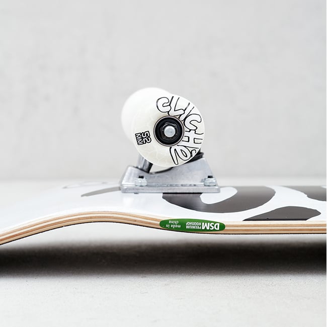 Cliche 8.5 Handwritten White Skateboard Kaykay 2 Cliche 8.5 Handwritten White Skateboard Kaykay - Görsel 2
