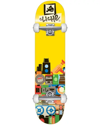 Cliche 8.0 Document Yellow Skateboard Kaykay