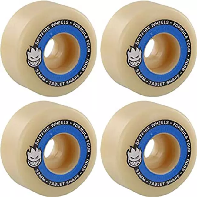 Spitfire F4 99 Tablets Natural 52 mm Tekerlek Seti | SBC Spor