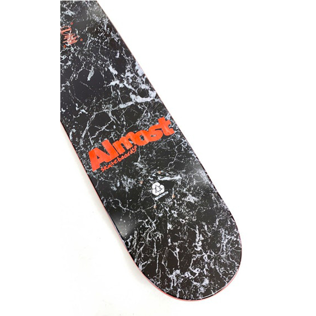 Almost 8,25 Minimalist Black White R7 Skateboard Deck 3 Almost 8,25 Minimalist Black White R7 Skateboard Deck - Görsel 3