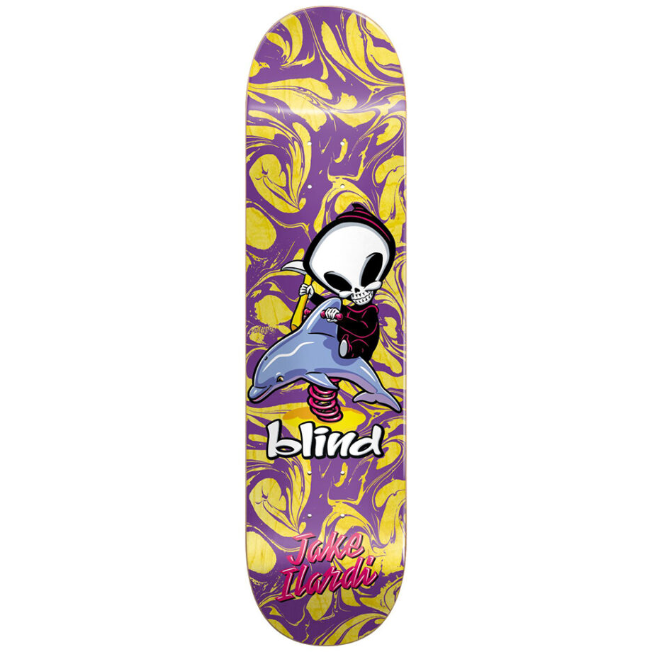 Blind 8,0 Ilardi Reaper Ride Purple R7 Skateboard Deck