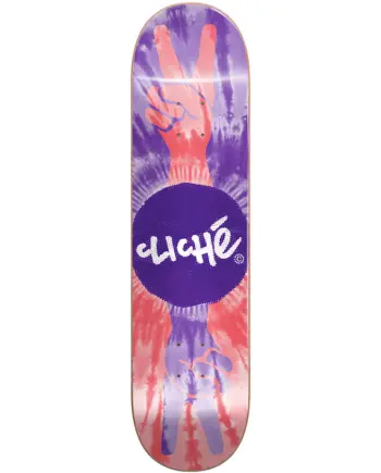 Cliche 8.0 Peace Purple Red Deck Kaykay Tahtası