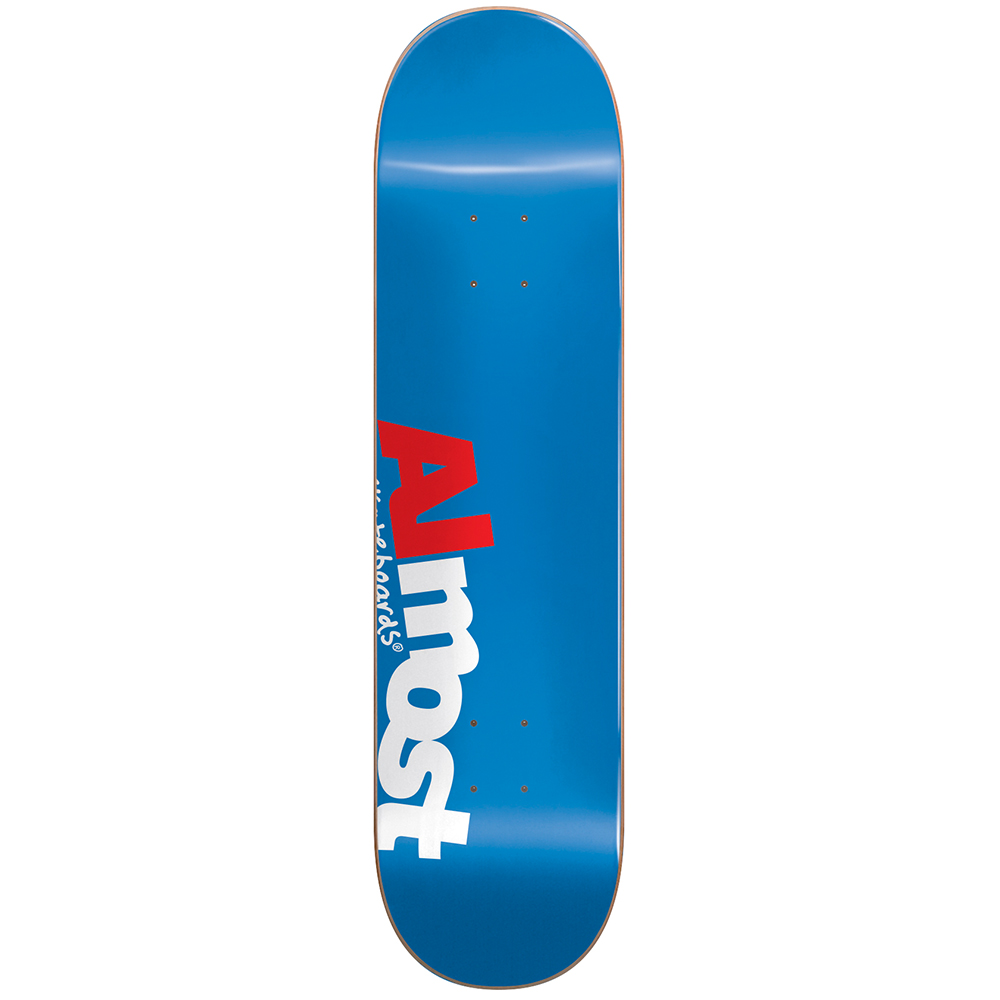 Almost 8,25 Most HYB Blue Skateboard Deck 1 Almost 8,25 Most HYB Blue Skateboard Deck