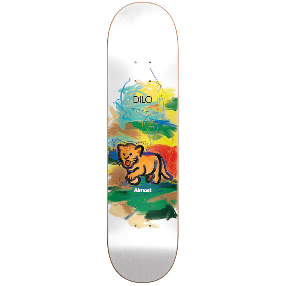 Almost 8,5 Dilo Mean Pets Paintings Impact Light Skateboard Deck