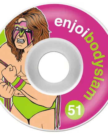Enjoi 51 mm Bodyslam Pink Green Wheel