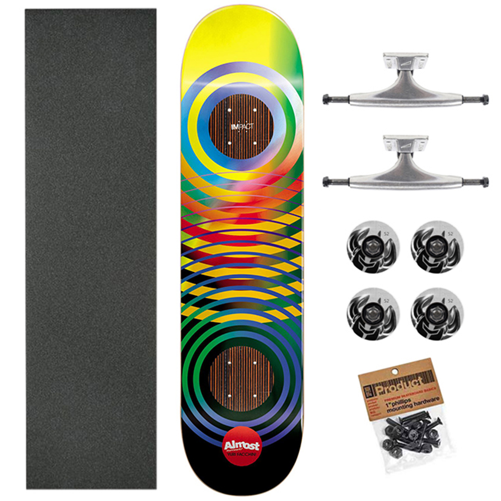Almost 8,5 Yuri Gradient Rings Impact TD Skateboard Kaykay 1 Almost 8,5 Yuri Gradient Rings Impact TD Skateboard Kaykay