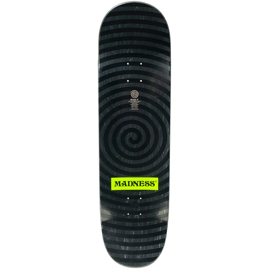 Madness 9,0 Darkness Black R7 Skateboard Deck | SBC Spor