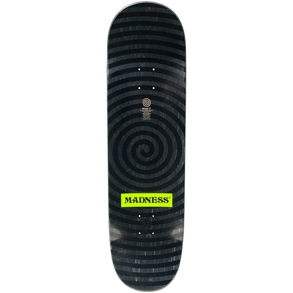 Madness 9,0 Darkness Black R7 Skateboard Deck - Görsel 2