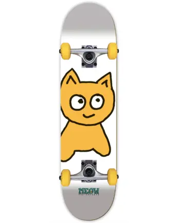 Meow 8.0 Big Cat White Skateboard Kaykay