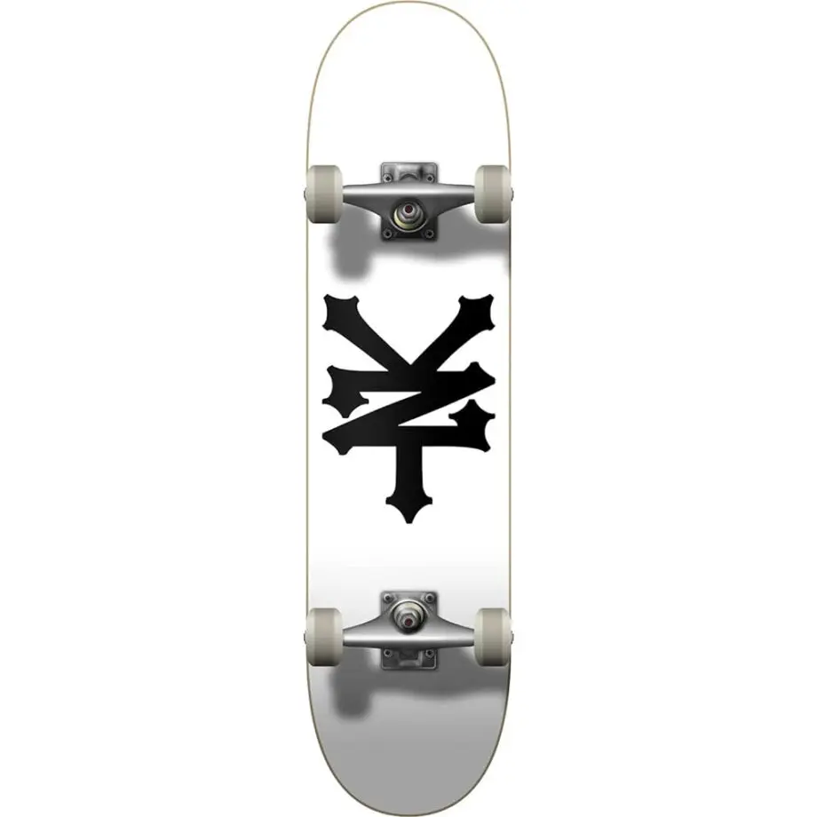 Zoo York 7.75 OG 95 Crackerjack White Black Skateboard Kaykay