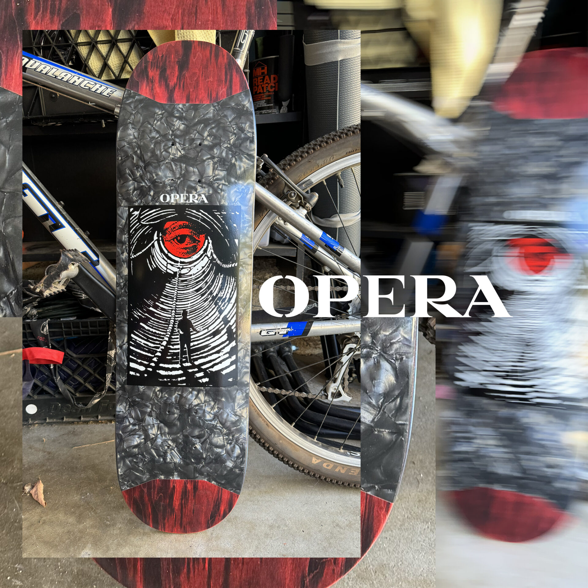 Opera 8.5 Slither Ex7 Pop Slick Black Deck Kaykay Tahtası