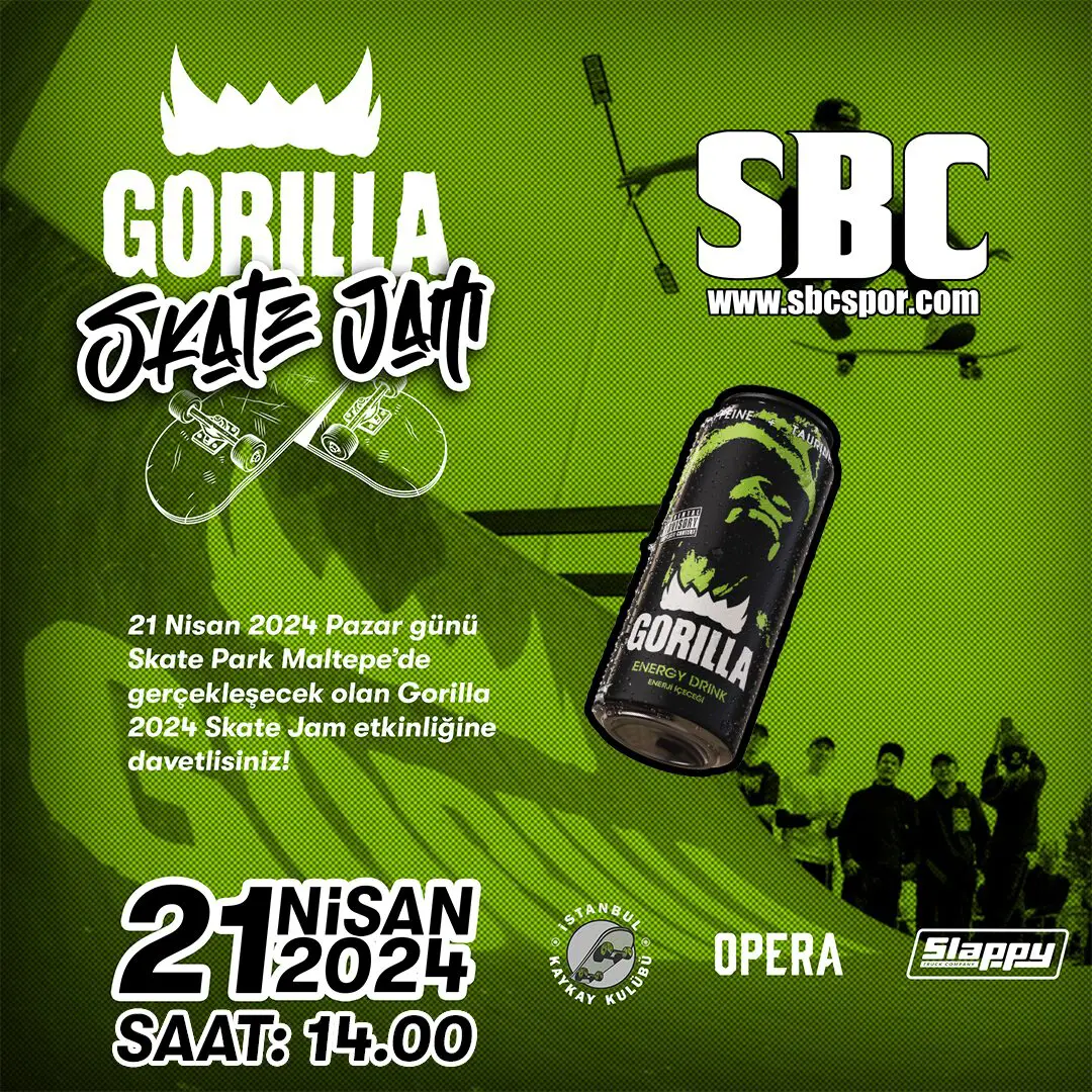 Gorilla Skate Jam 21 Nisan 2024 2 Gorilla Skate Jam 21 Nisan 2024