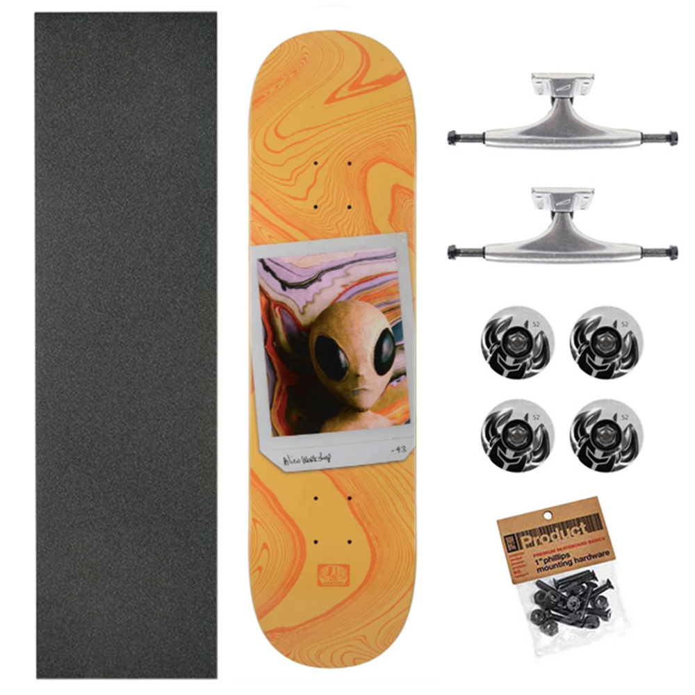 Alien Workshop 8.125 Polaroid 93 Redux Yellow Ulti Skateboard Kaykay 1 Alien Workshop 8.125 Polaroid 93 Redux Yellow Ulti Skateboard Kaykay