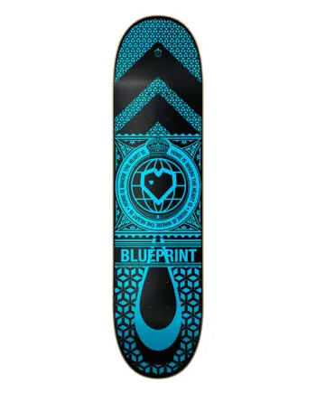 BluePrint 8.25 Home Heart Black Blue Deck Kaykay Tahtası