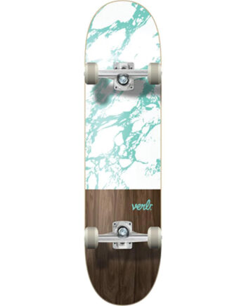 Verb 8.0 Marble Dip White Mint Skateboard Kaykay