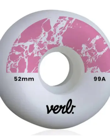 Verb 52 mm Marble Dip Pink Kaykay Tekerleği Seti