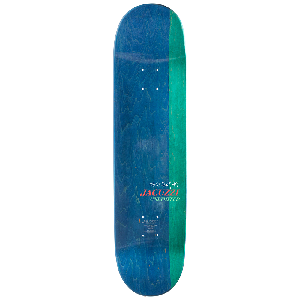 Jacuzzi 8.0 John Dilo Gator Bait  EX7 Black Deck Kaykay Tahtası