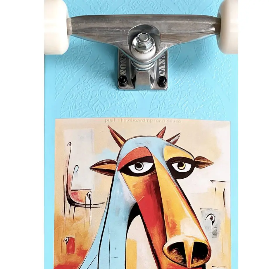 Push 8.5 Tunisia MLSL Blue Skateboard Kaykay | SBC Spor