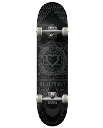 BluePrint 8.5 Home Heart Black Black Skateboard Kaykay