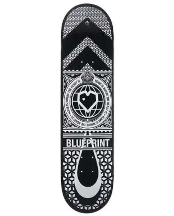 BluePrint 8.0 Home Heart White Black Deck Kaykay Tahtası