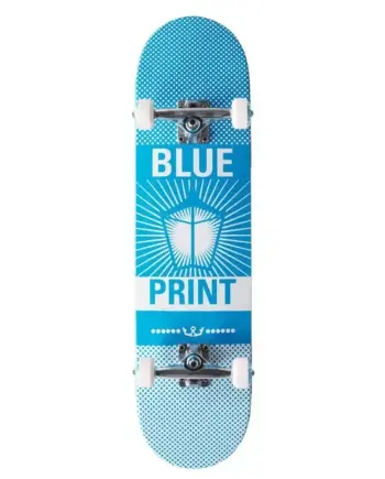 BluePrint 8.0 Pachinko Blue White Skateboard Kaykay