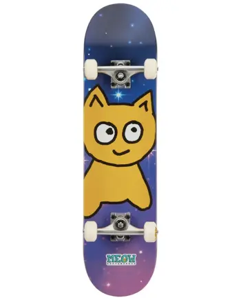Meow 7.75 Big Cat Galaxy Skateboard Kaykay