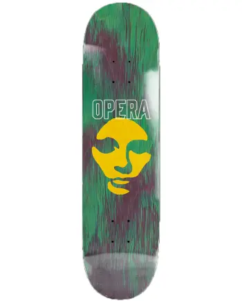 Opera 8.0 Die Cut Mask Green Deck Kaykay Tahtası