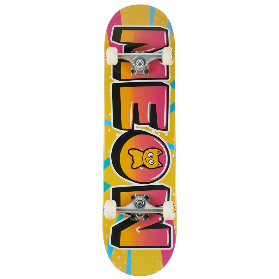 Meow 8.25 Pop Yellow Skateboard Kaykay