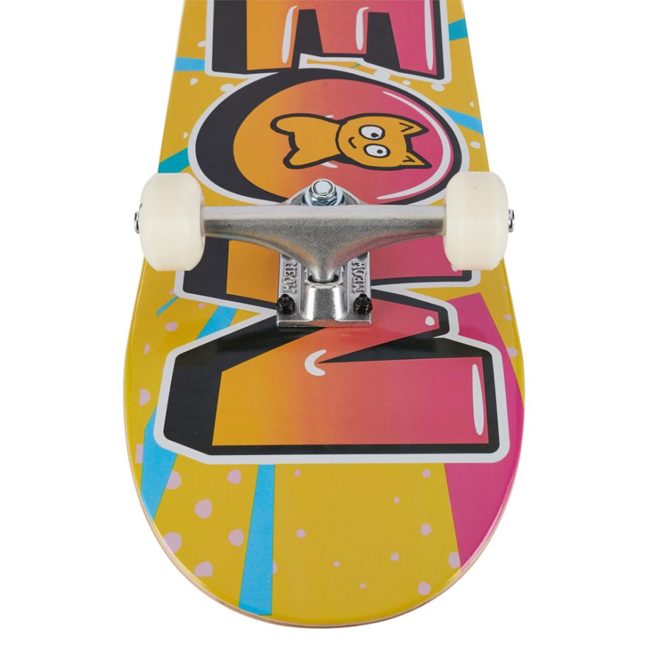 Meow 8.25 Pop Yellow Skateboard Kaykay
