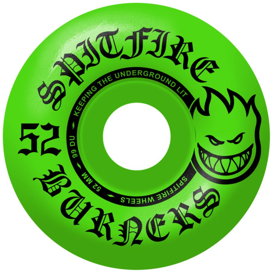 Spitfire F4 99 Burner Green Classic 52 mm Tekerlek Seti