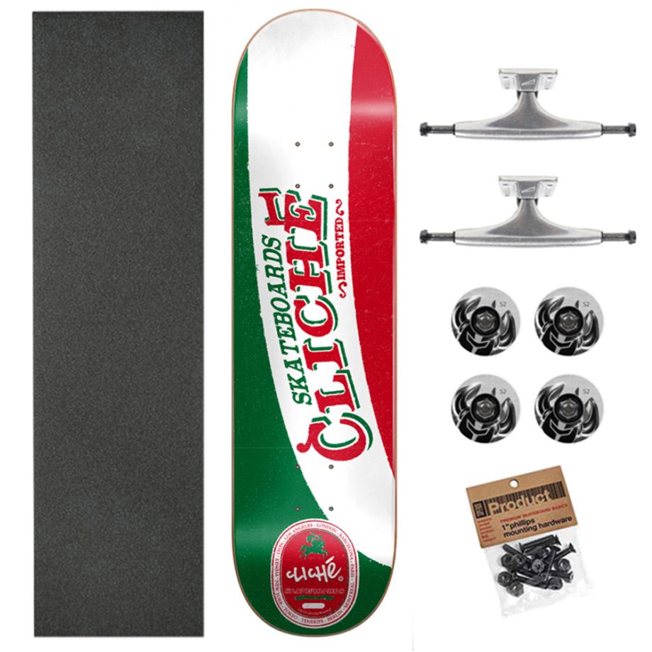 Cliche 8,0 Imported Green Ulti Skateboard Kaykay