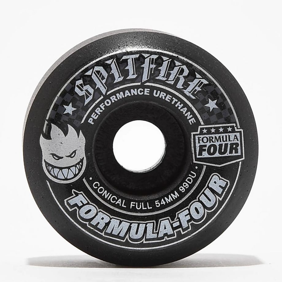 Spitfire F4 99 Conical Full 54 mm Black Tekerlek Seti