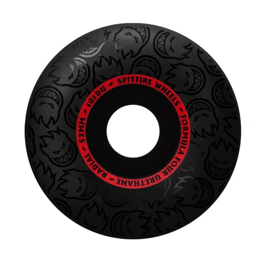 Spitfire F4 101A Radials Black Out 52 mm Tekerlek Seti