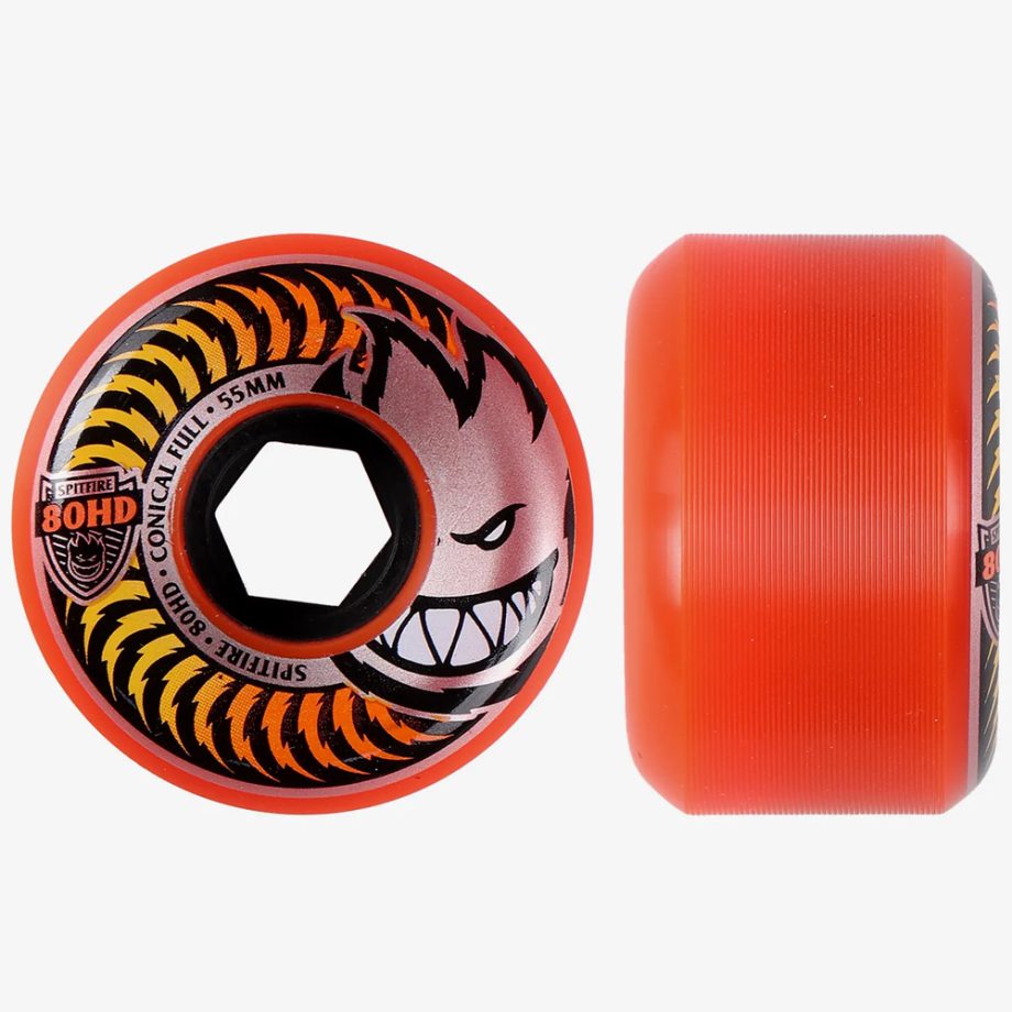 Spitfire F4 80HD Fade Conical Full Orange 55 mm Tekerlek Seti