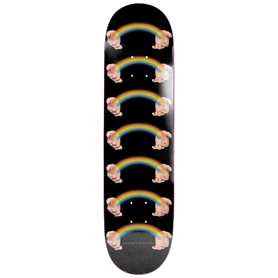 Jacuzzi 8.5 Rainbow Hands Jet Ski EX7 Black Deck Kaykay Tahtası