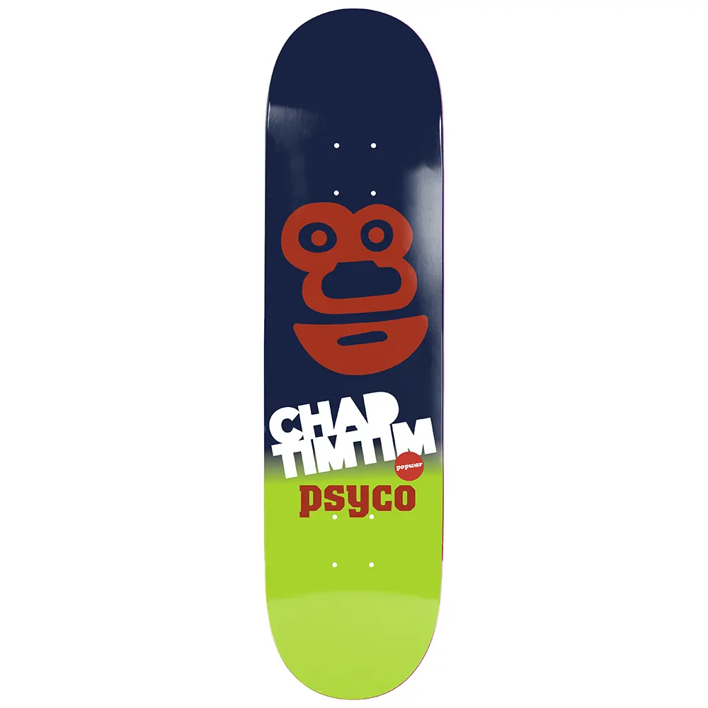 Popwar 8.5 Chad Tim Tim Psyco EX7 Red Deck Kaykay Tahtası