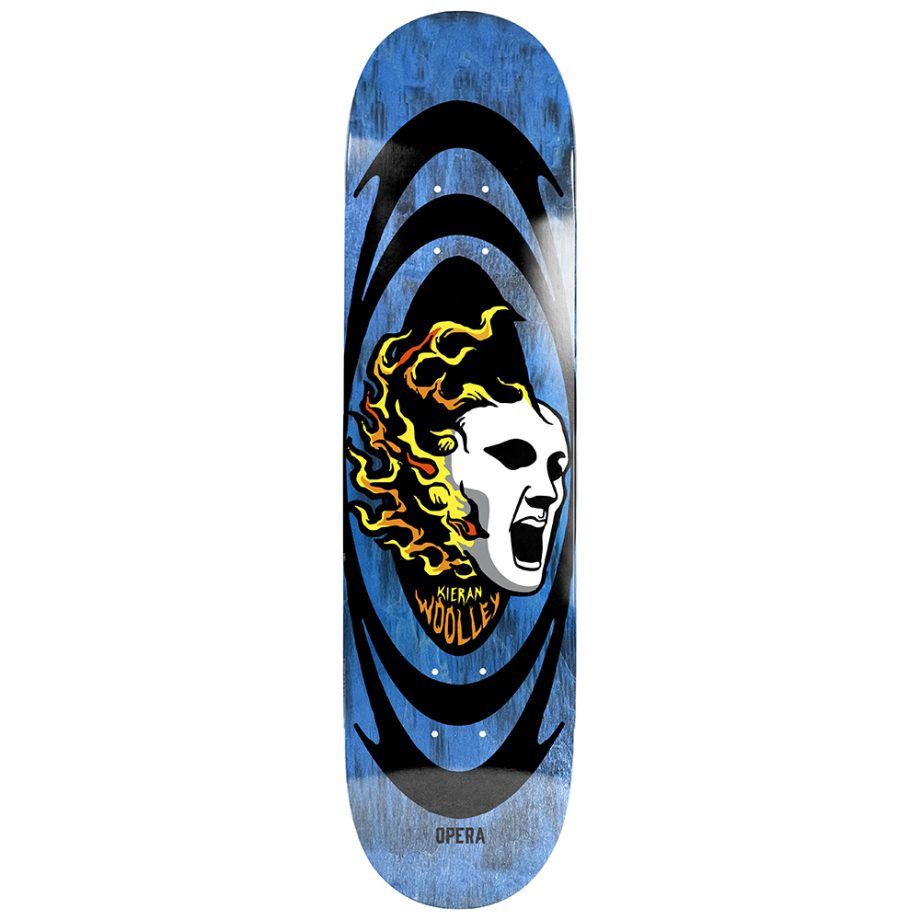 Opera 8.0 Wooley Screaming Mask Ex7 Blue Bleed Deck Kaykay Tahtası