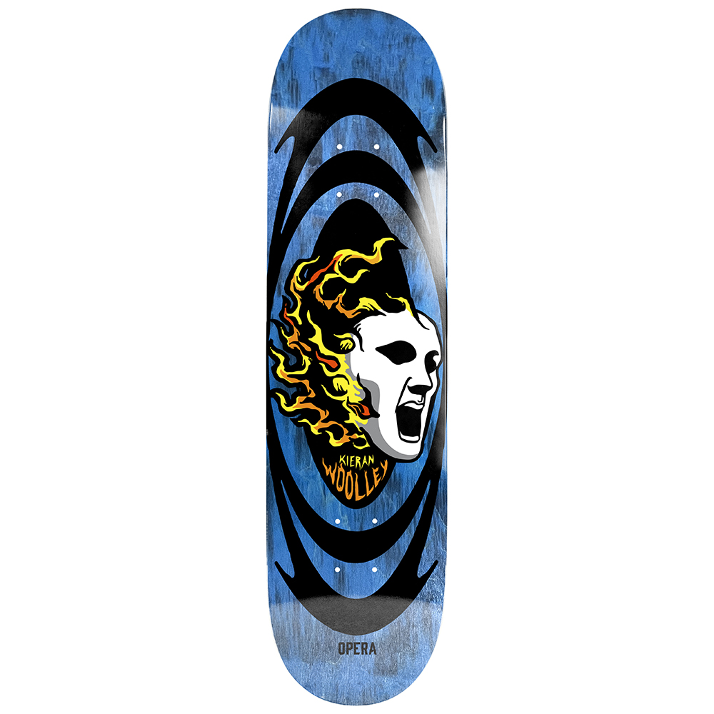 Opera 8.0 Wooley Screaming Mask Ex7 Blue Bleed Deck Kaykay Tahtası